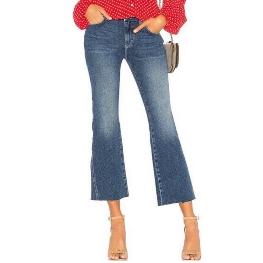 FREE PEOPLE “RITA” Cropped Flare Jeans, Size 31, EUC